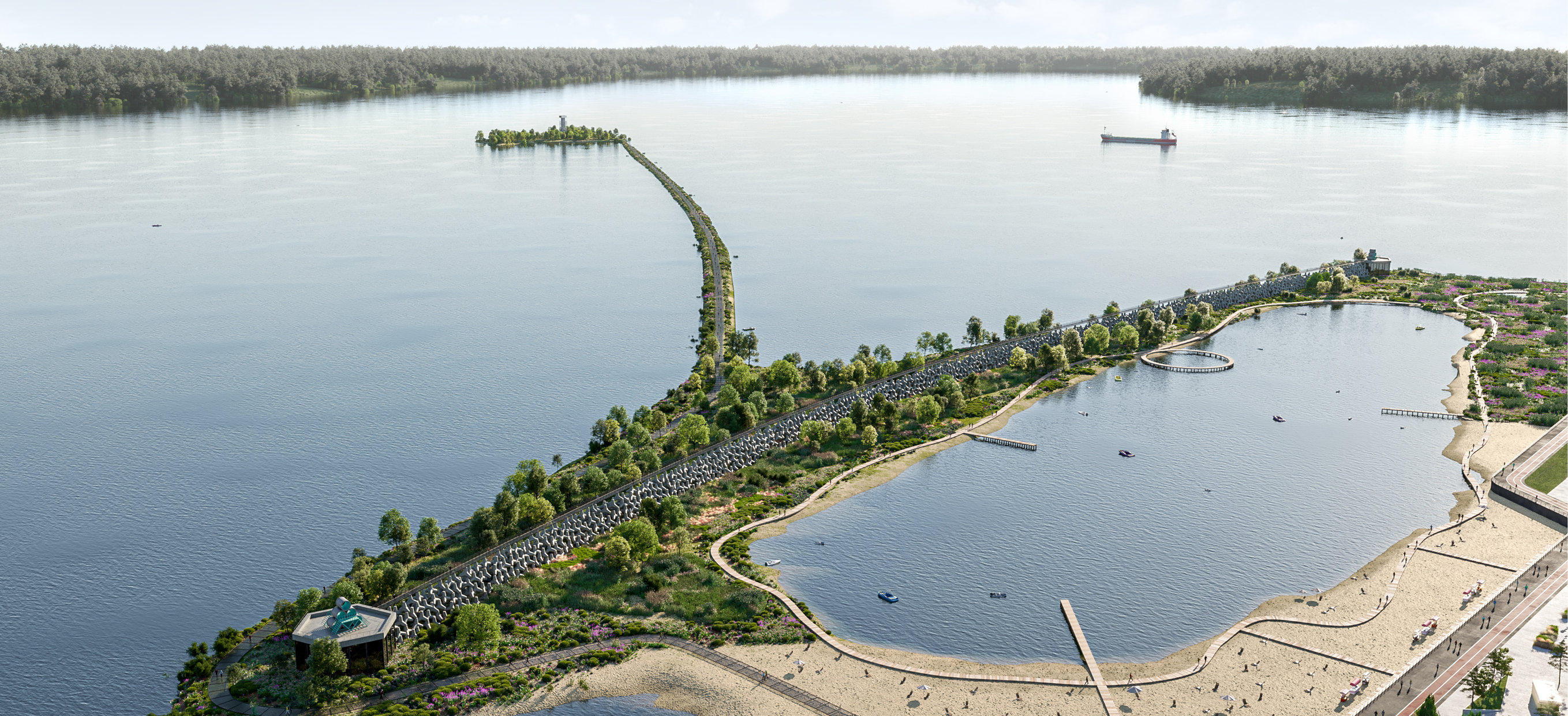 Набережная Фекрята Табеева в г. Набережные Челны