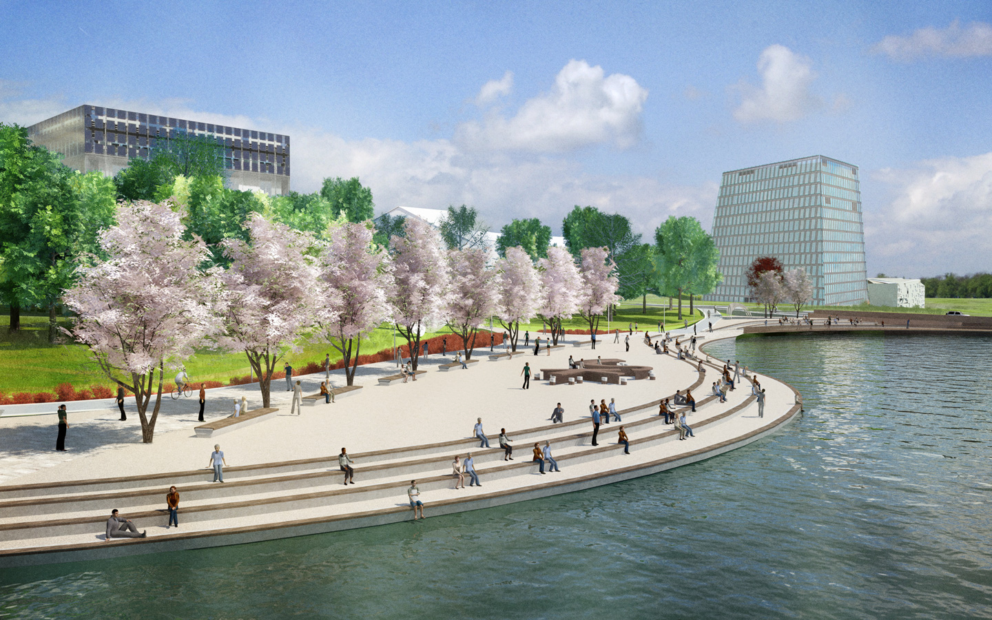 ИЦ Сколково. Центральный парк.