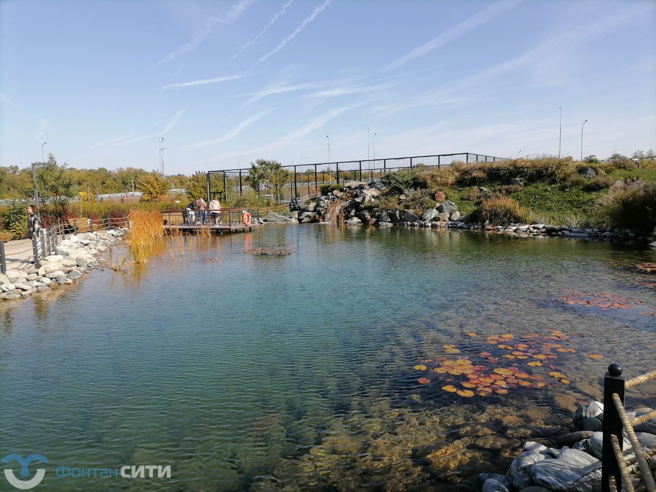 Пруд у ТЦ Мега Аксай, изображение