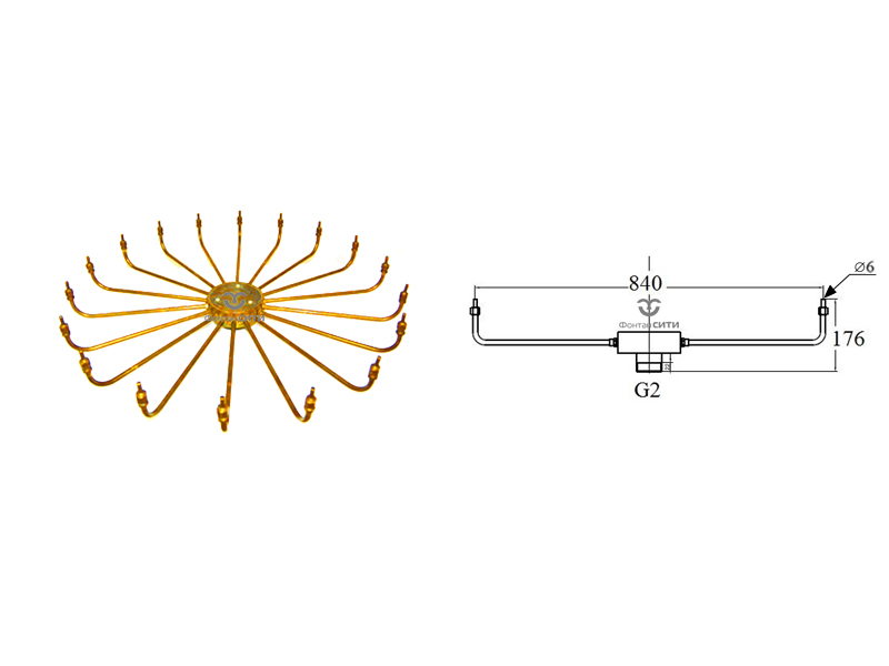 Фонтанная насадка FC  Фонтанная насадка FC
