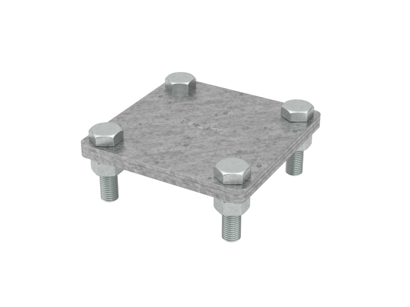 Крестообразный зажим полосы 80х70 мм