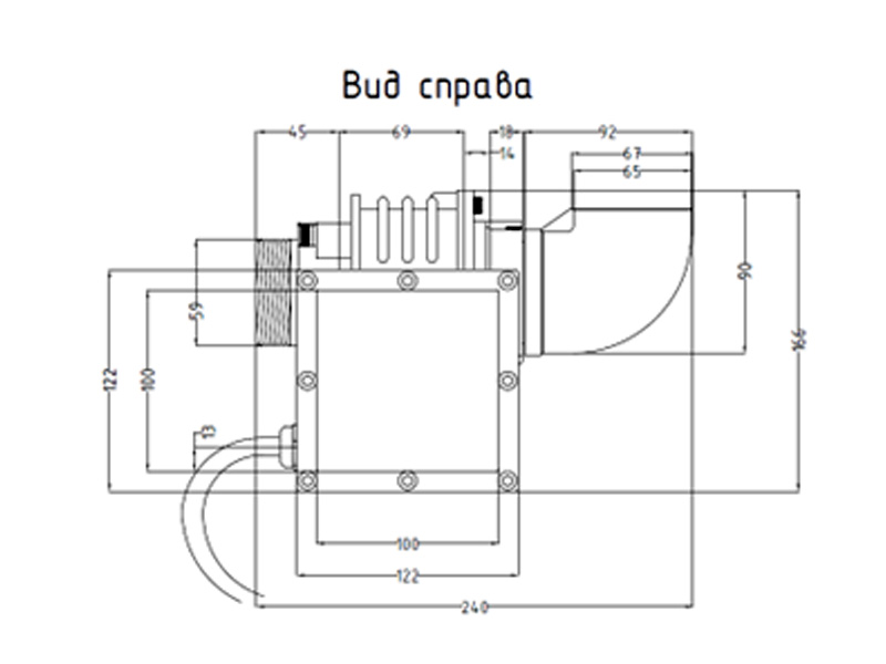 Фонтанный агрегат с приводом 