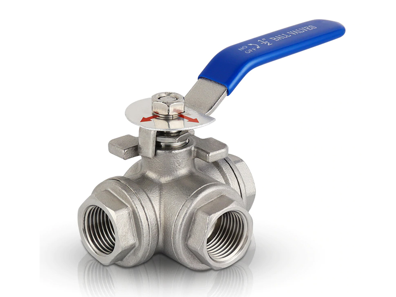 Кран шаровой трехходовой FC AISI 316 (Т- тип)