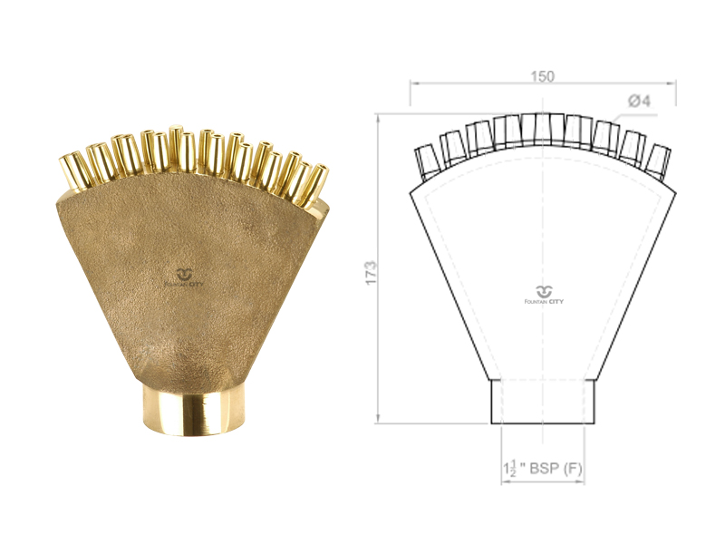 Фонтанная насадка FCI 