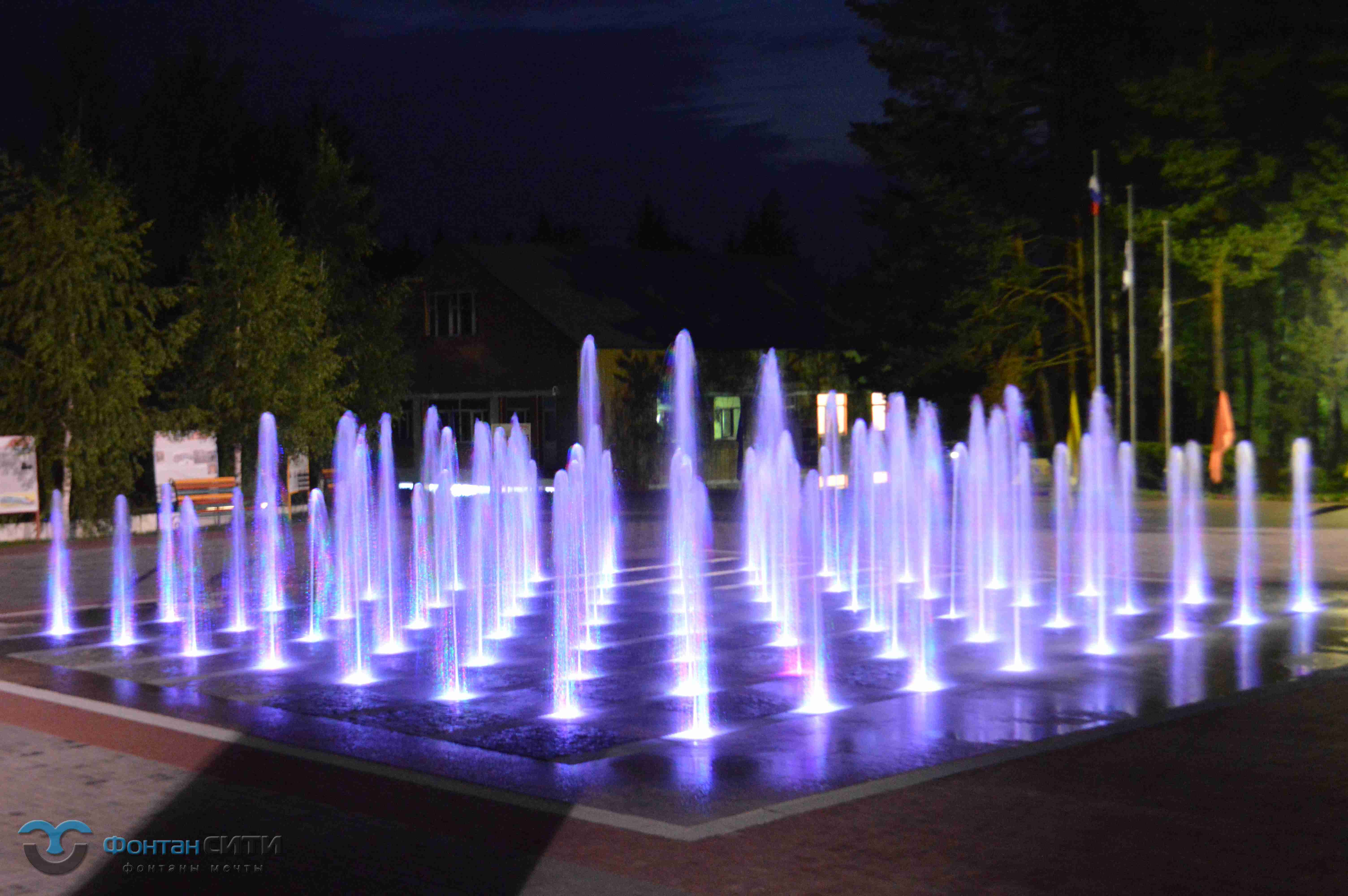 Пешеходный фонтан Московская обл. г. Руза