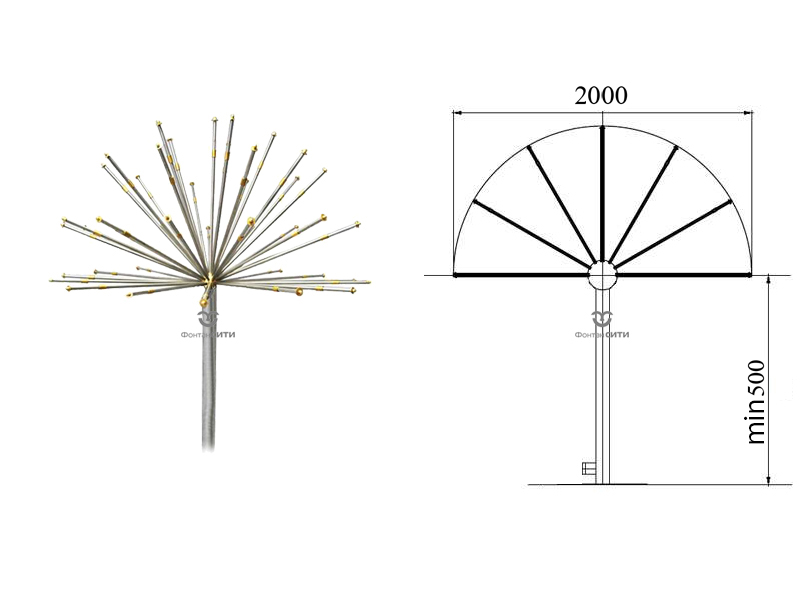 Фонтанная насадка FC 