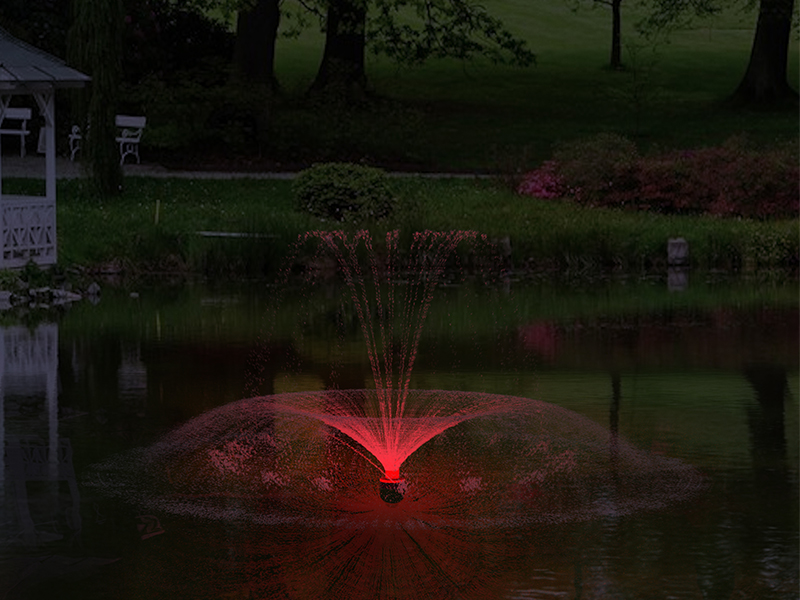 Плавающий фонтан 