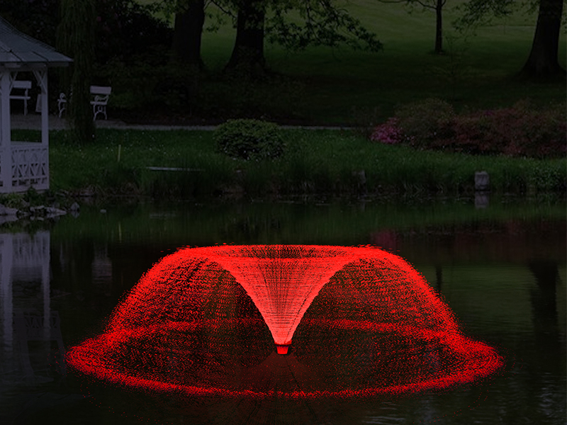 Плавающий фонтан 