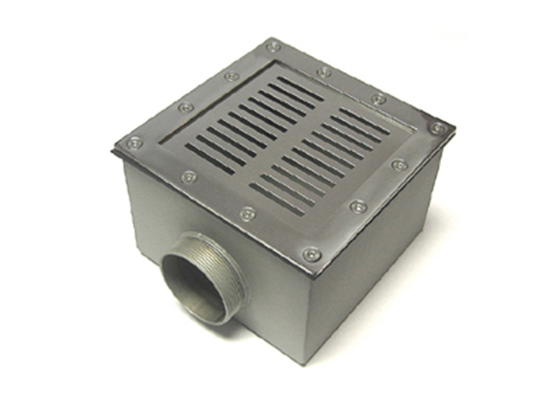 Донный слив квадратный 200x200