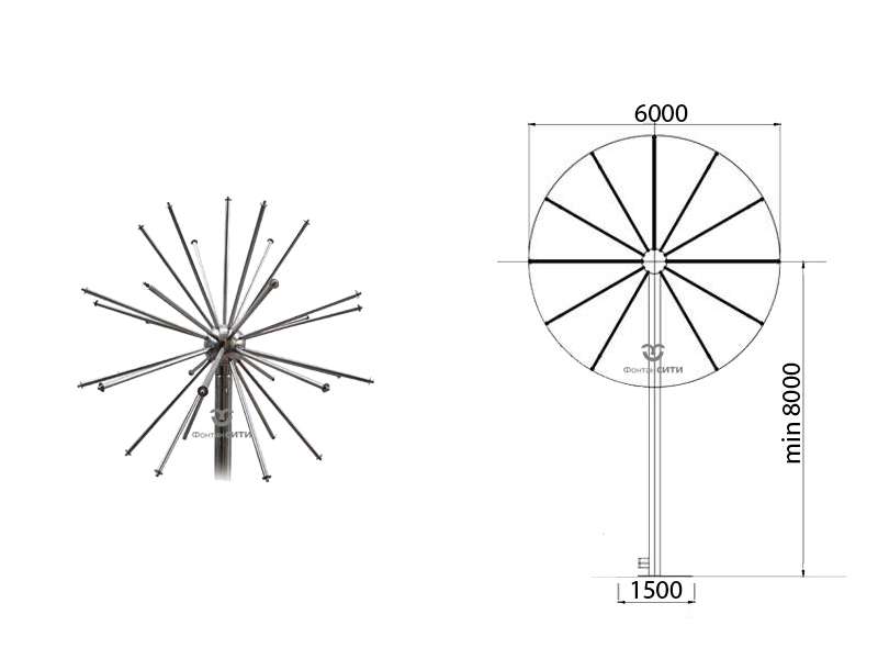 Фонтанная насадка FC 