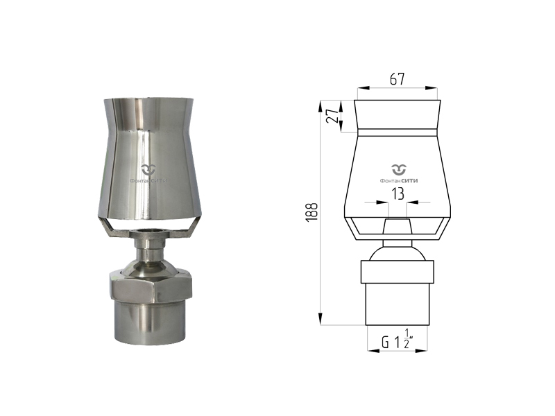 Фонтанная насадка FCH 