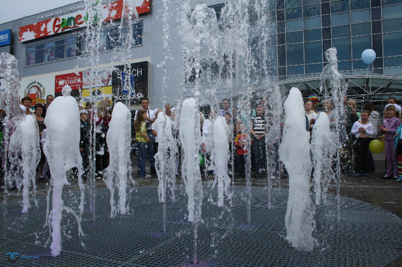 Пешеходный фонтан г. Кострома