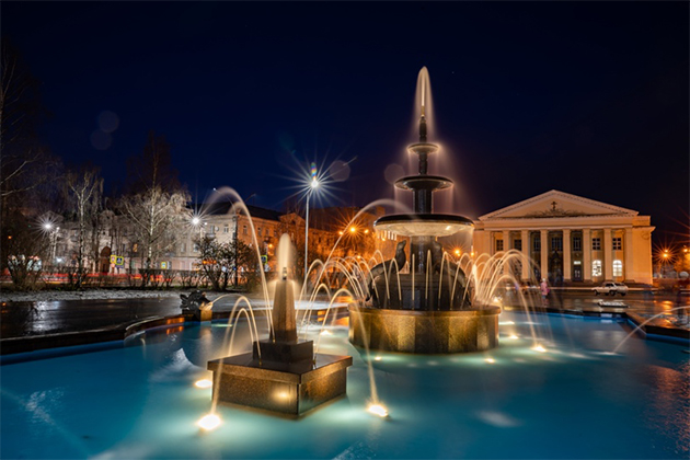 Реставрация городского фонтана г. Ухта.