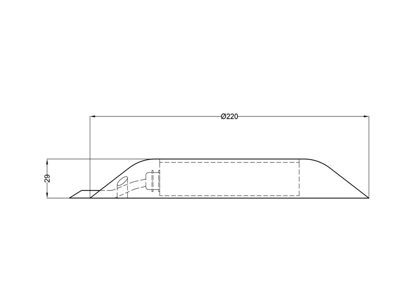 Подводный светильник LP GR 12V AISI 304 24W