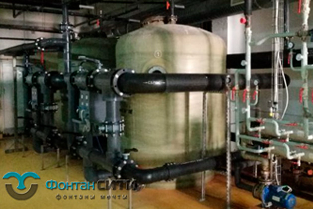 Система фильтрации фонтанов