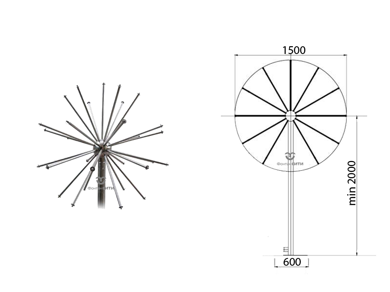 Фонтанная насадка FC 