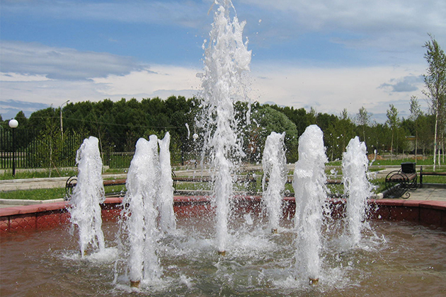 Фонтан г. Лобня, изображение