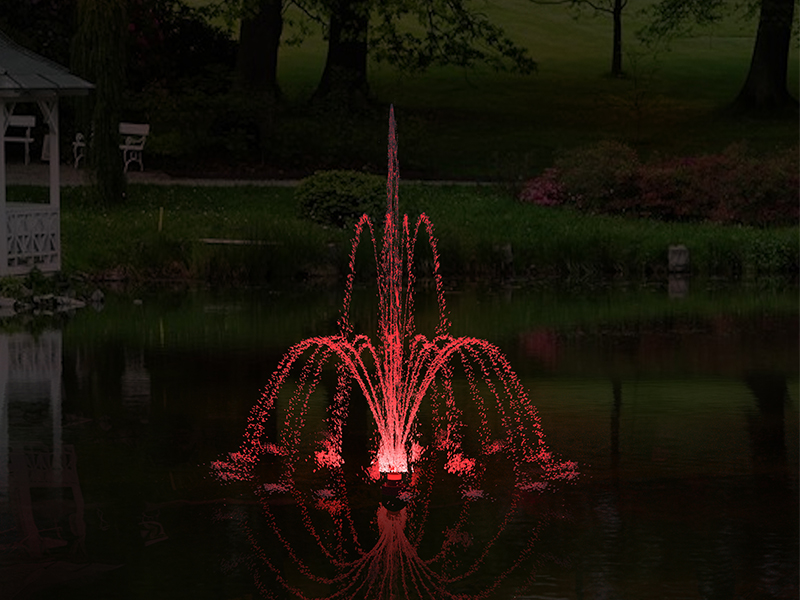 Плавающий фонтан 