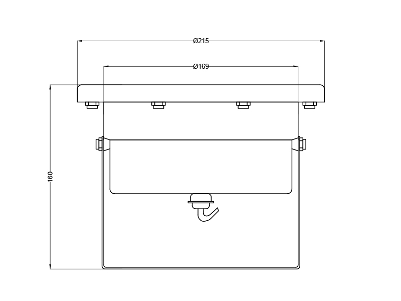 Подводный светильник LP G215 RGB 12V AISI 304-1