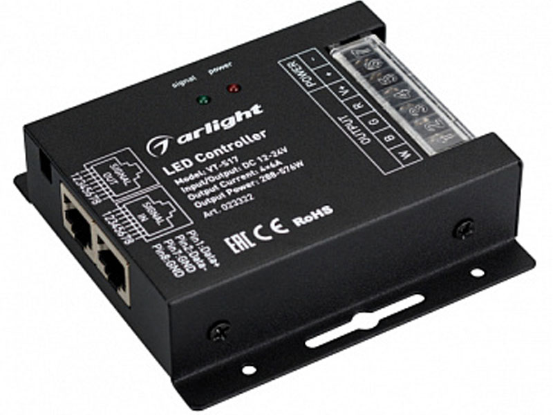 Контроллер VT-S17-4x6A (12-24V, ПДУ Овал, RF)