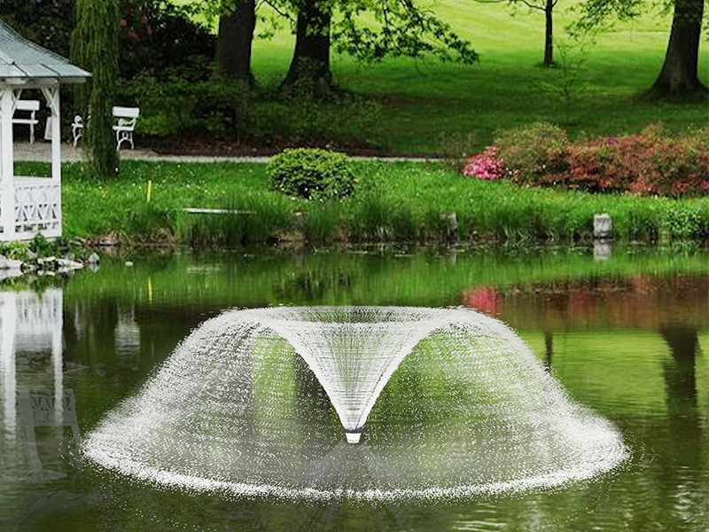 Плавающий фонтан 
