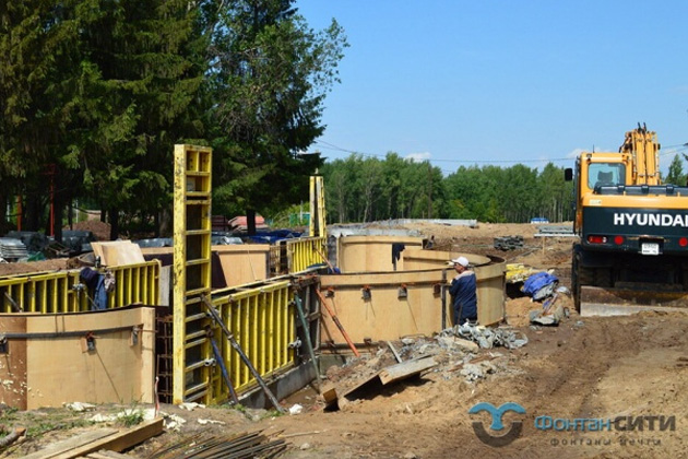 Основные этапы строительства фонтанов