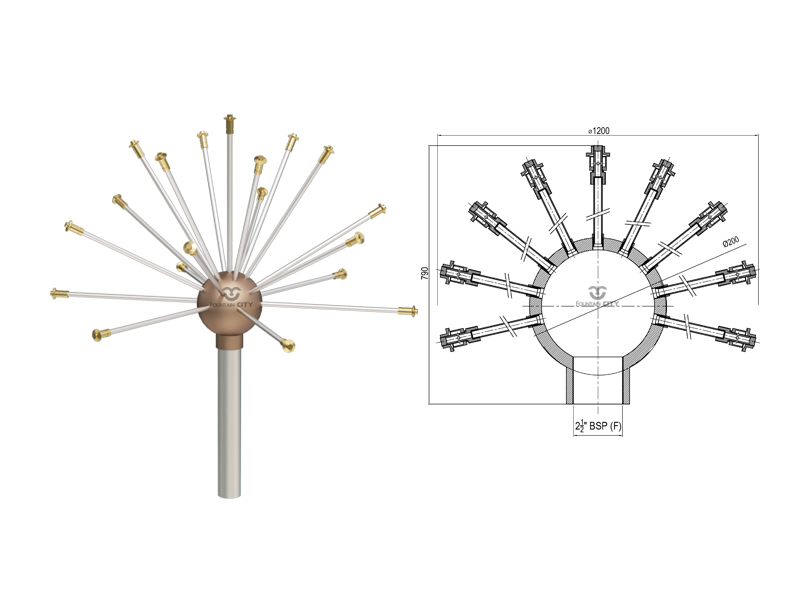Фонтанная насадка FCI 