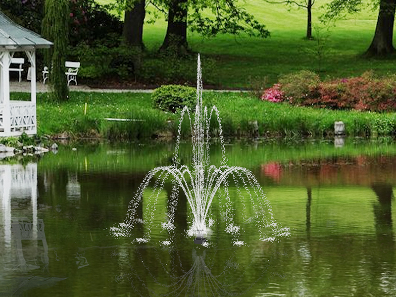 Плавающий фонтан 