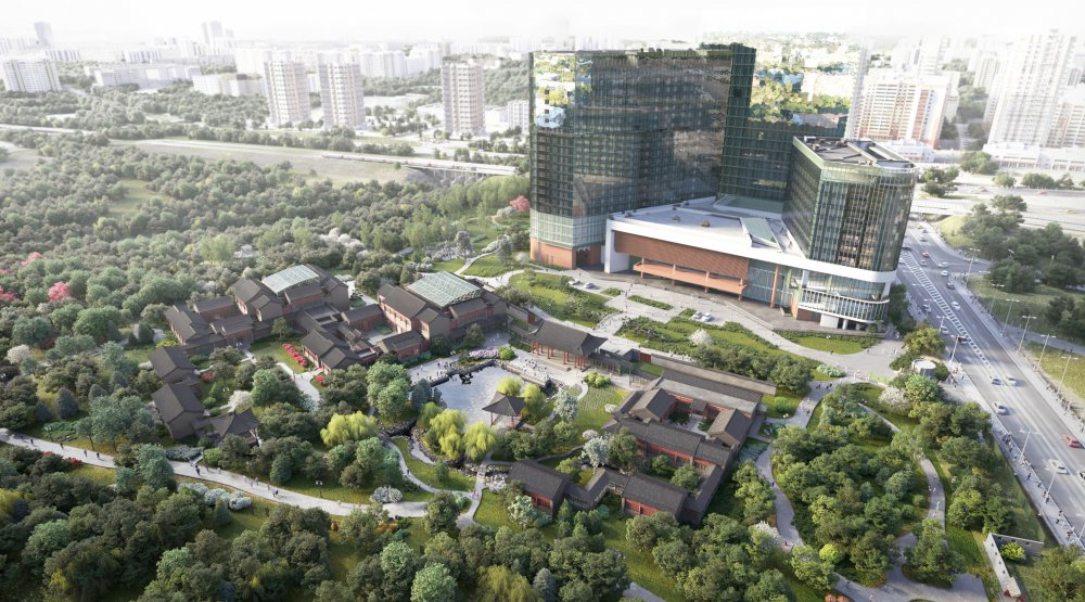 Традиционный китайский парк «Хуамин», изображение