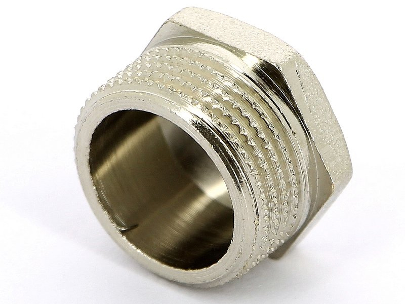 Заглушка никелированная FC (нар. резьба)