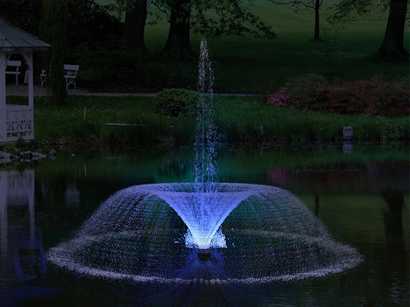 Плавающий фонтан 