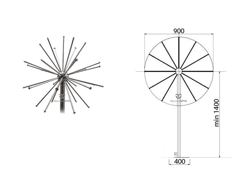 Фонтанная насадка FC 