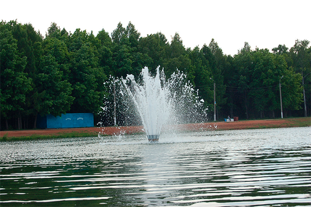 Плавающий фонтан Белебей, изображение