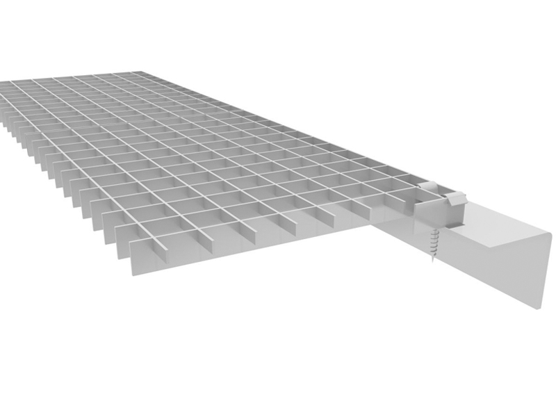 Стандартный оцинкованный крепеж (скоба, саморез со сверлом)