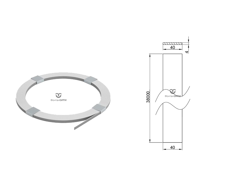 Полоса, горячеоцинкованная сталь