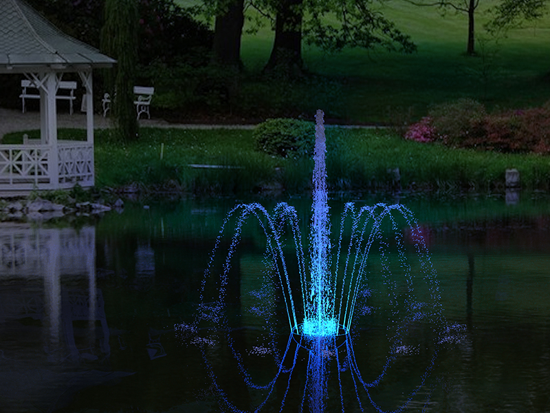 Плавающий фонтан 