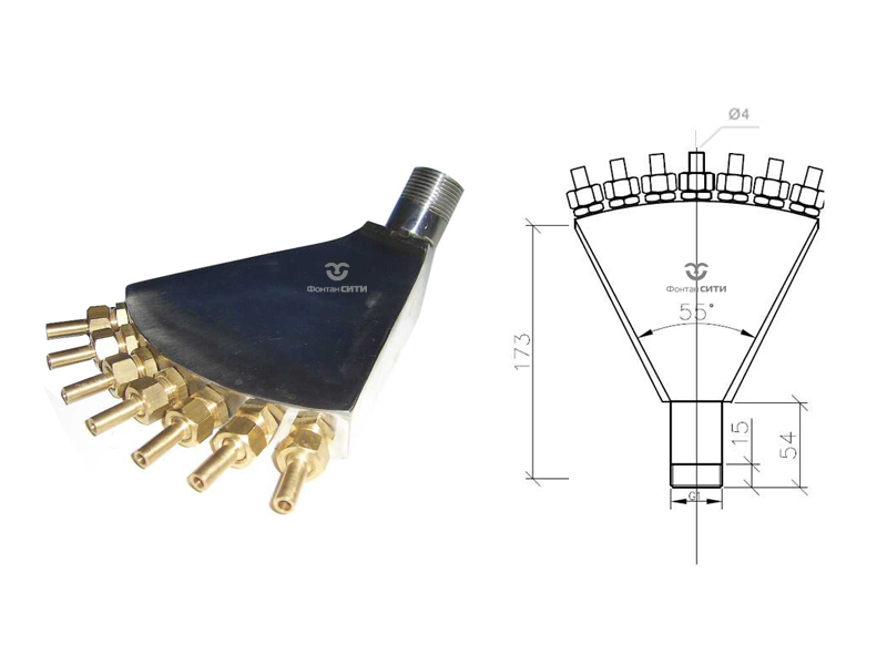 Фонтанная насадка FC  Фонтанная насадка FC