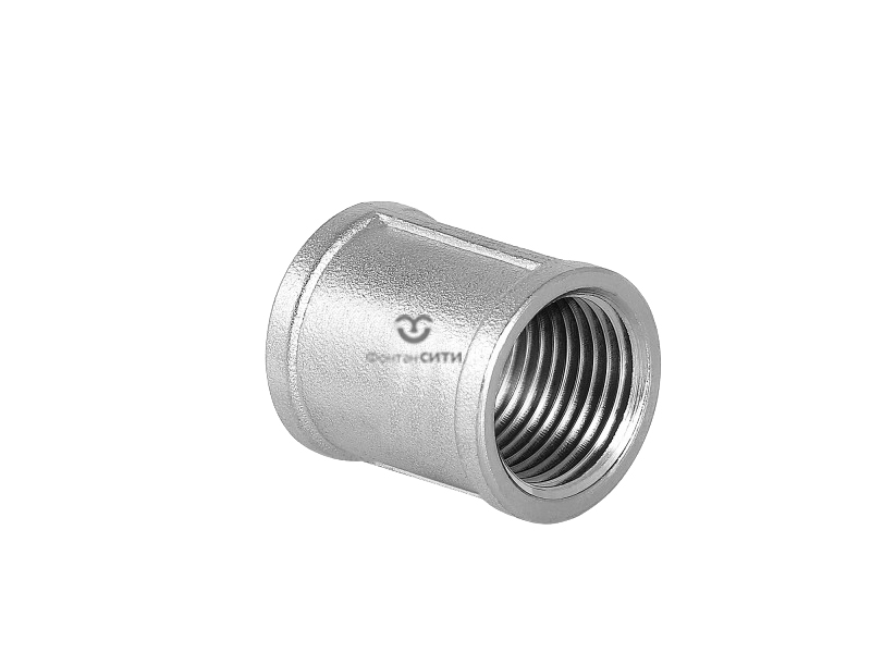 Муфта латунная никелированная (внутр./внутр.)