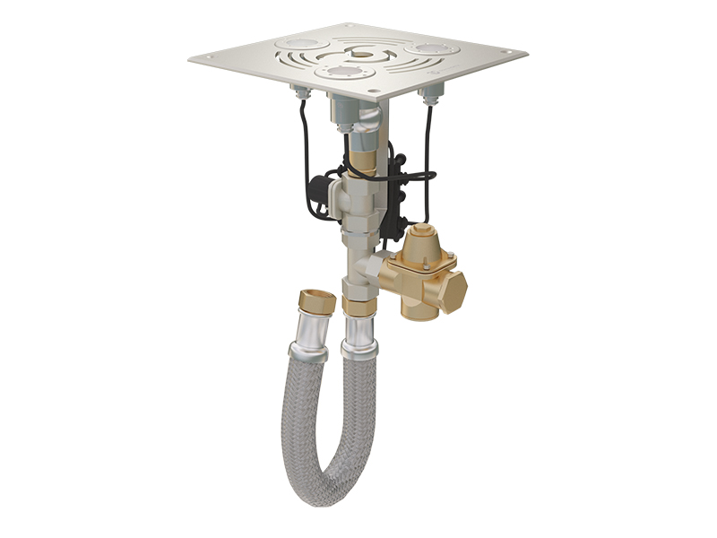 Квадратный модуль сухого фонтана FC 24 V RGBW (Комета)