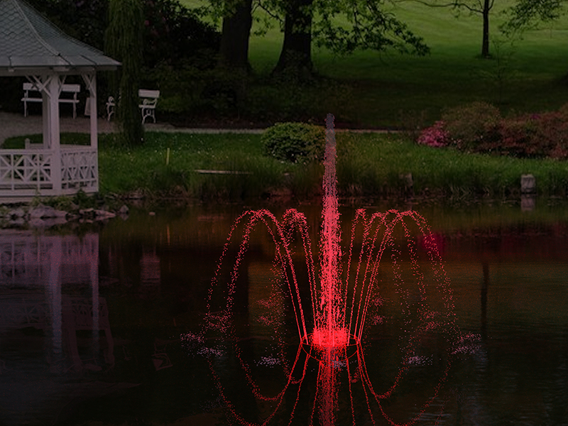 Плавающий фонтан 