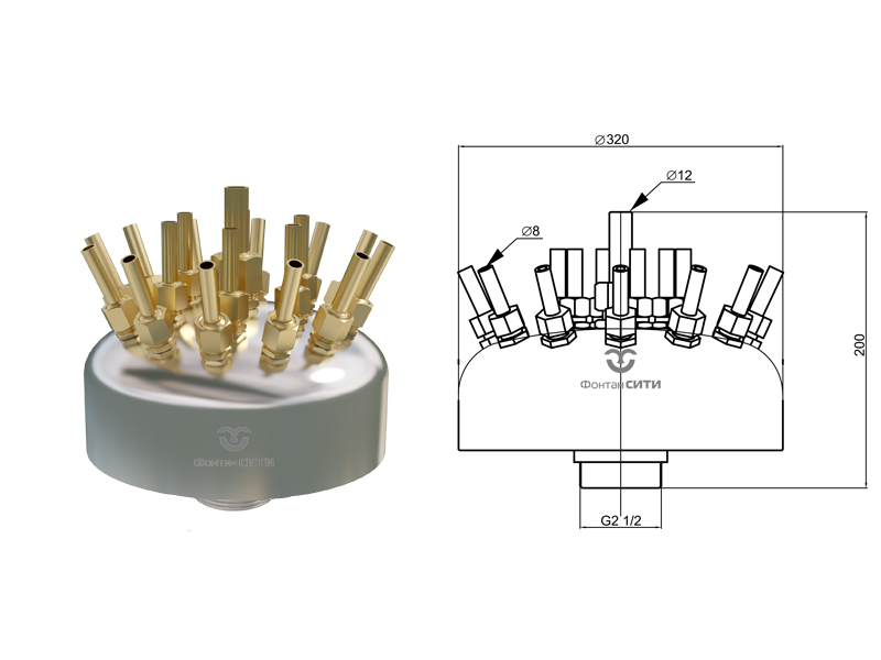 Фонтанная насадка FC 