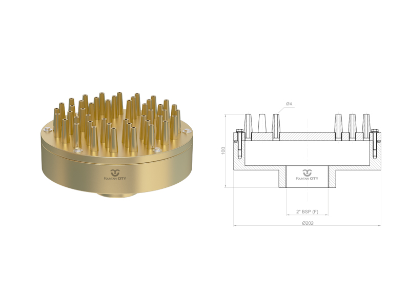 Фонтанная насадка FCI 202 