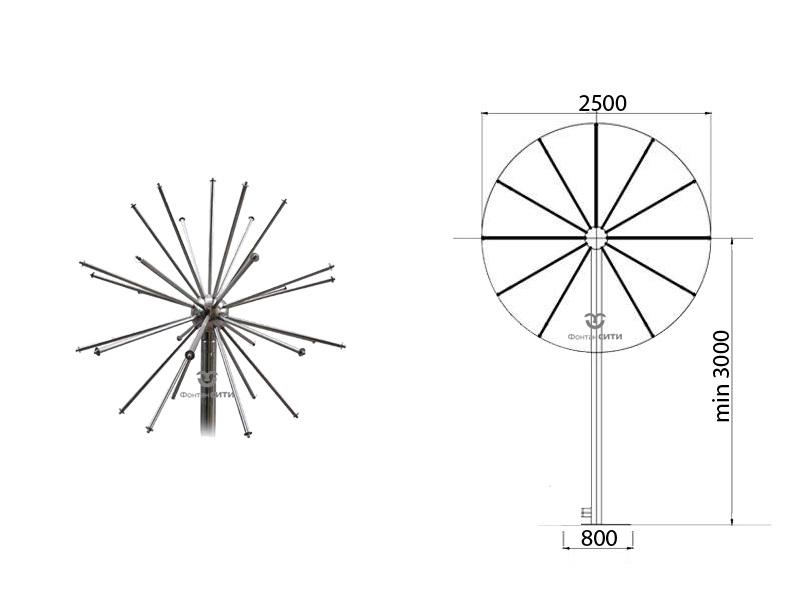 Фонтанная насадка FC 