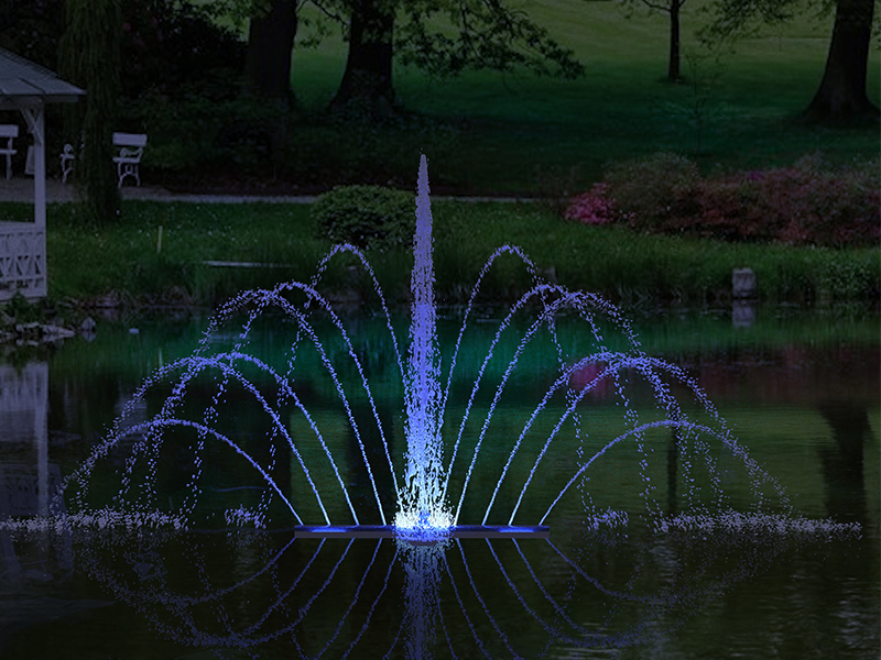 Плавающий фонтан 