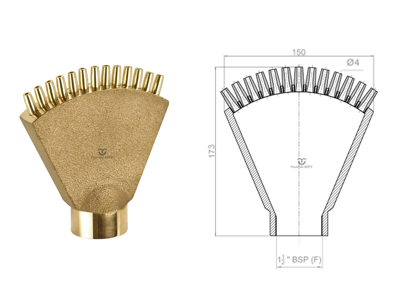 Фонтанная насадка FCI 
