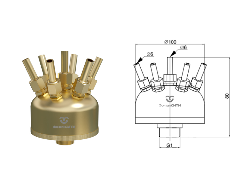Фонтанная насадка FC 