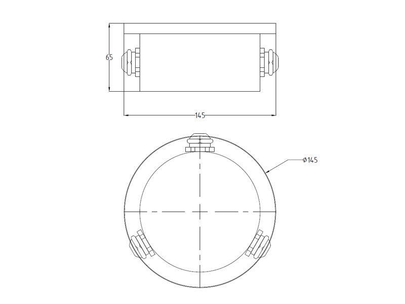 Подводная клеммная коробка ПКК FC D145 AISI 304