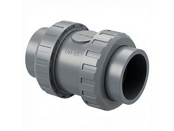 Обратный клапан ПВХ 20, пружинный, под клей, изображение