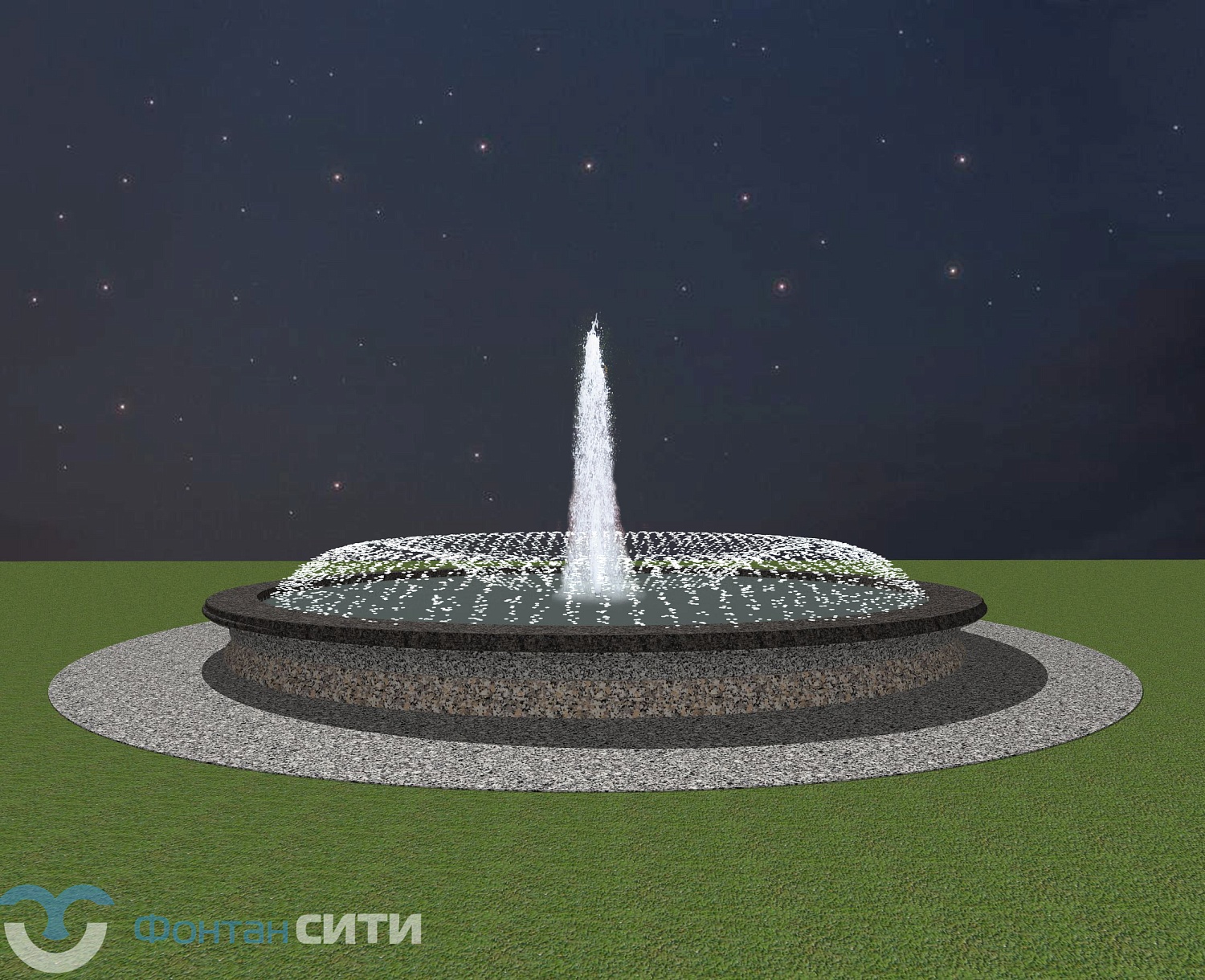 Фонтан "Фазы динамики"