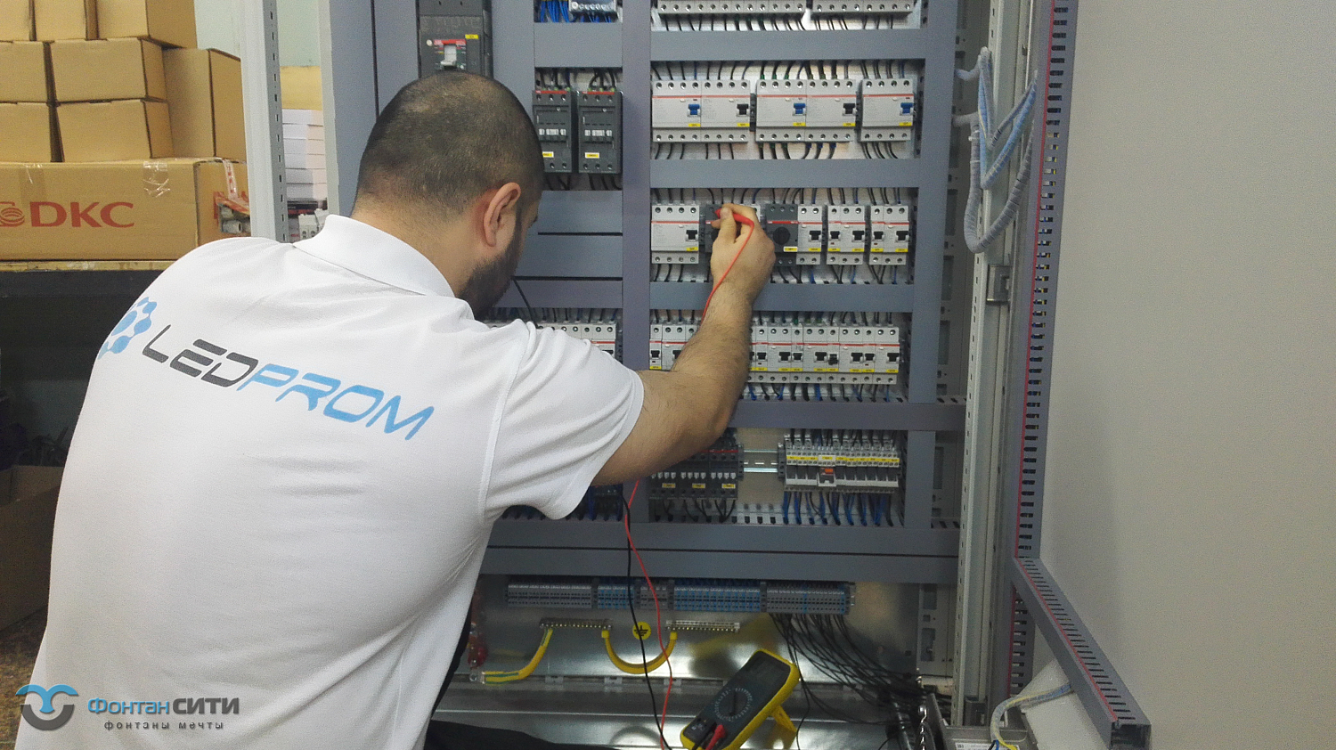 Разработка и сборка шкафов управления фонтанами